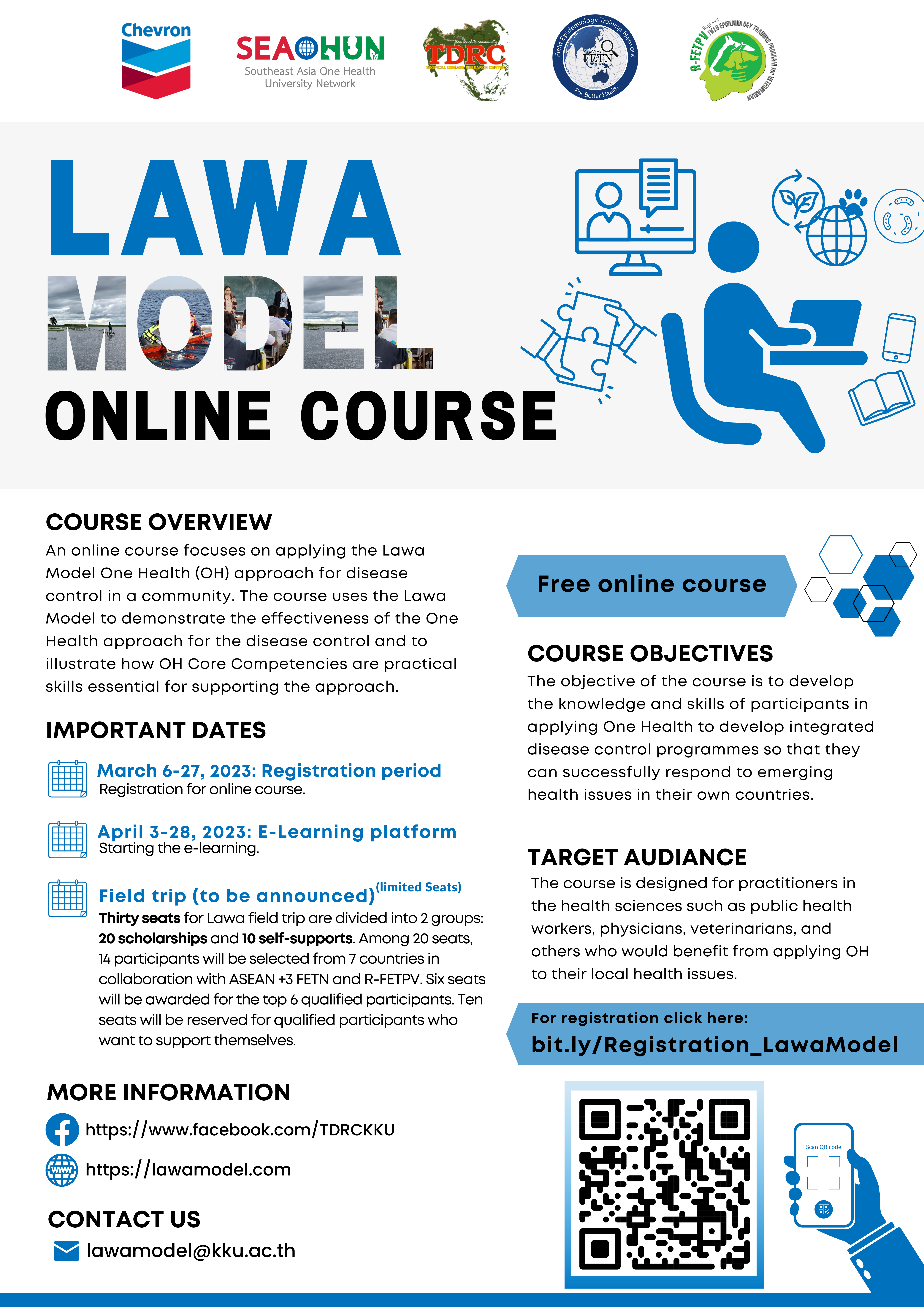 Poster Lawa Model Online course
